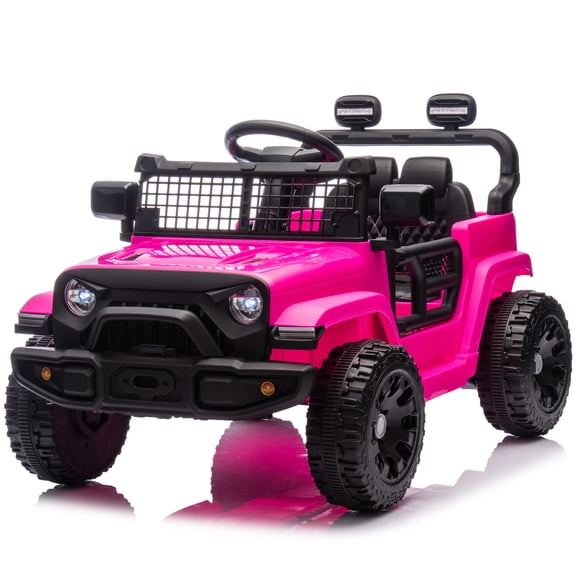 24V Kids Ride on Car W/Parents Control,Four-wheel suspension,2WD,Power display,Bluetooth,MP3,Music,LED headlight,Provide a speed of 1.86-3.11MPH For Kids Around 3 years old, Pink