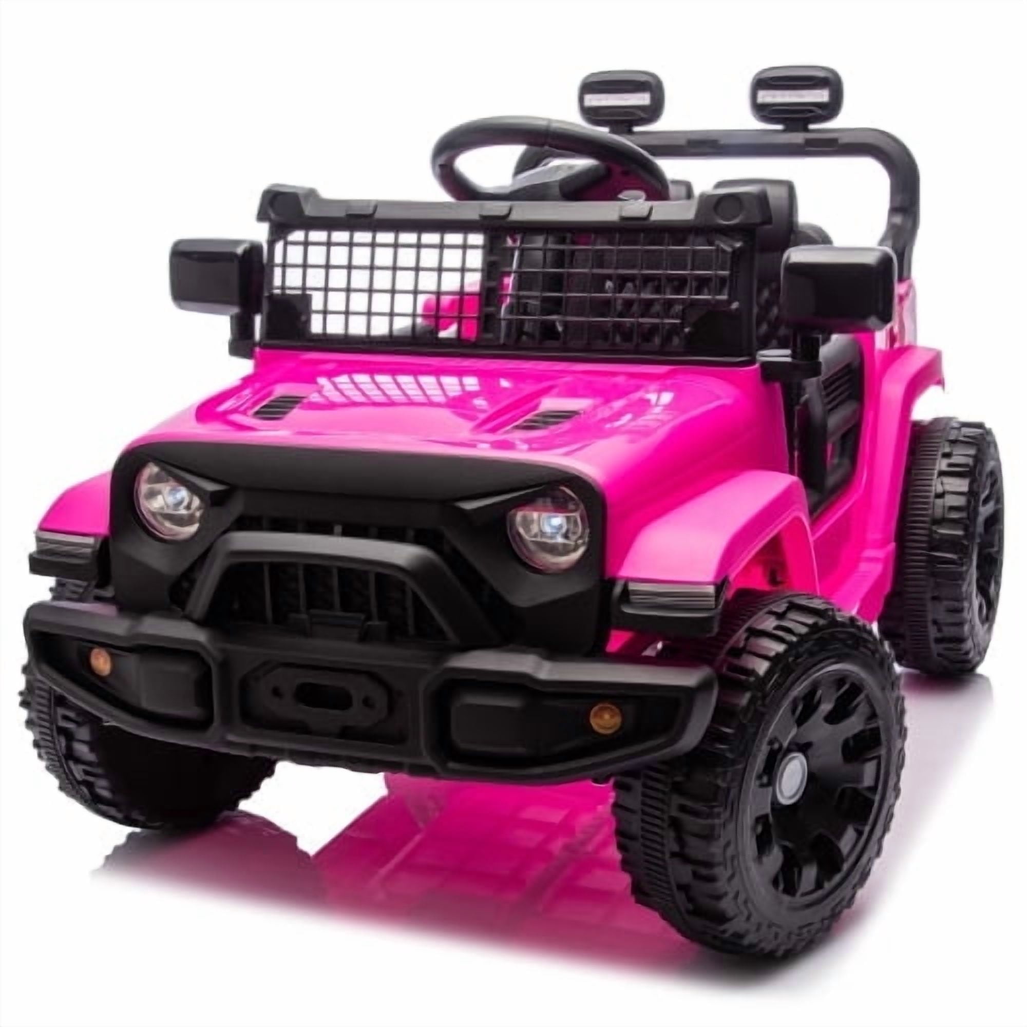 24V Kids Ride On Electric Car with Remote Control, USB/Bluetooth Music ...