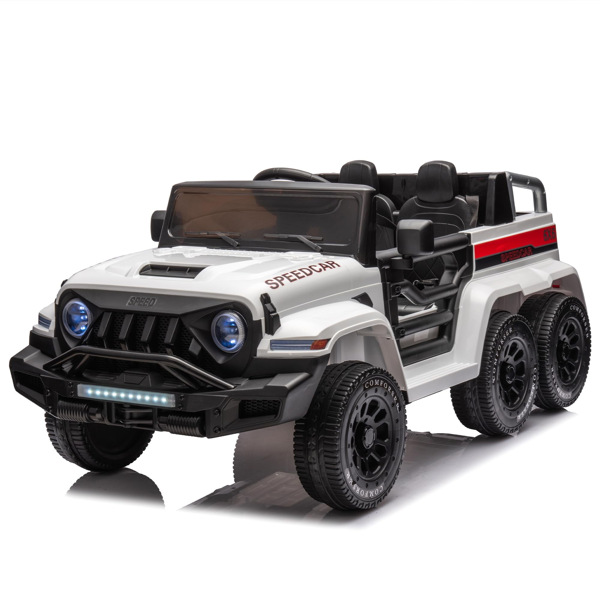 24V Kids Ride On Car 2 Seater Ride On Dump Truck with Remote Control, 3 ...