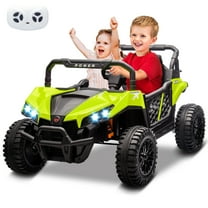 24V Kids Ride-On Car w/ Parent Remote Control, 2-Seater UTV with 3 Driving Modes, LED Lights, Music Player & Storage, Electric Toy Vehicle for Children Ages 3-8