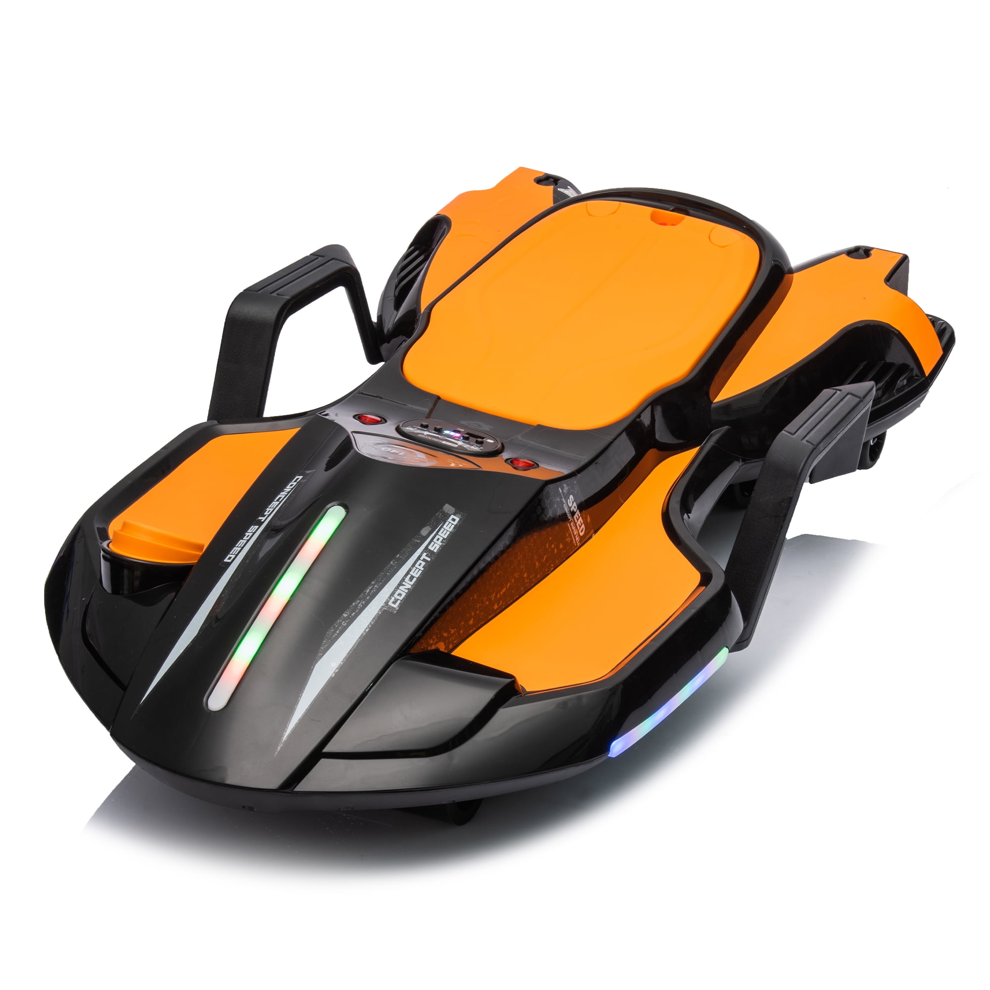 24v-kids-ride-on-electric-go-kart-with-helmet-knee-pads-spray