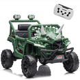 thumbnail image 1 of Xuanlur 12V Dinosaur Ride on Toys, Electric Car for Toddlers 2-4 w/Parent Control, Ride on Car w/Lights, 4-Wheel Suspension, Music, Bluetooth, 2.49-3.11MPH, Simulated Animal Vehicle for Kids (Green), 1 of 6