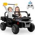 thumbnail image 1 of 12V Kids Ride on UTV Car, 2 Seater Electric Powered Ride on Toys Truck with Trailer Remote Control, 1 of 12