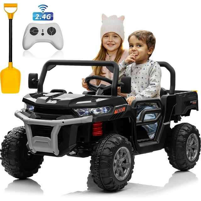 24V Kids Ride on UTV Car, 2 Seater Electric Powered Ride on Toys Truck