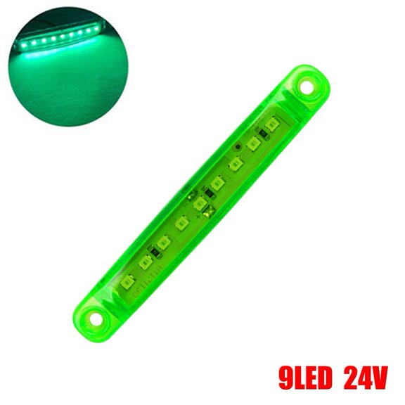 24V LED Side Marker Indicator Lights for Cars, Trucks, and Trailers