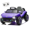 thumbnail image 1 of Xuanlur 12V Ride On Car for Kids, Licensed Volkswagen Beetle Ride on Toys with Remote Control, Electric Car for 3-5 Years Olds with Rear Cargo Storage, Music, Lights, 4-Wheel Suspension, Purple, 1 of 7