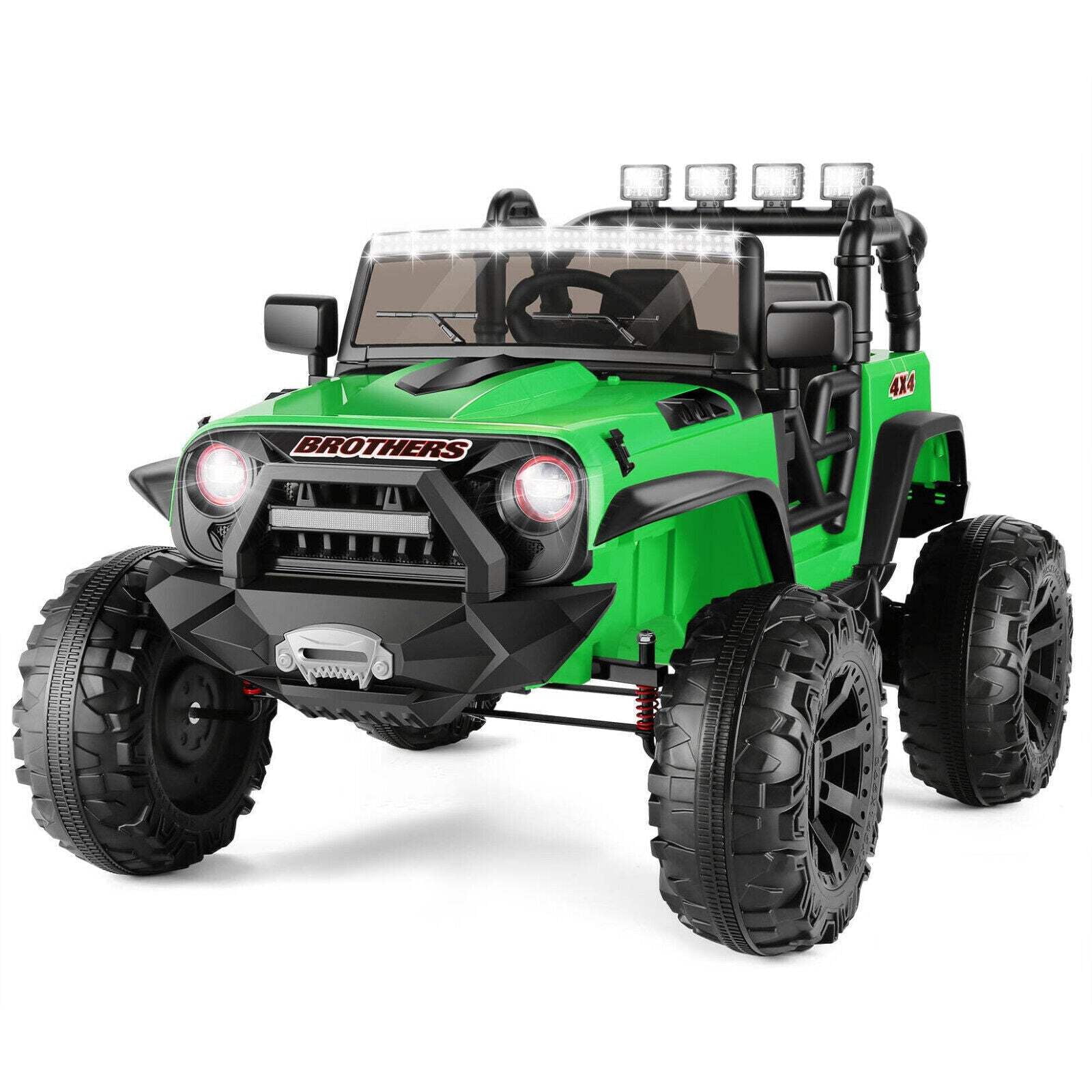 24V MAX Ride on Truck 2Seater Kids Electric Ride On Jeep Car 3 Speed ...