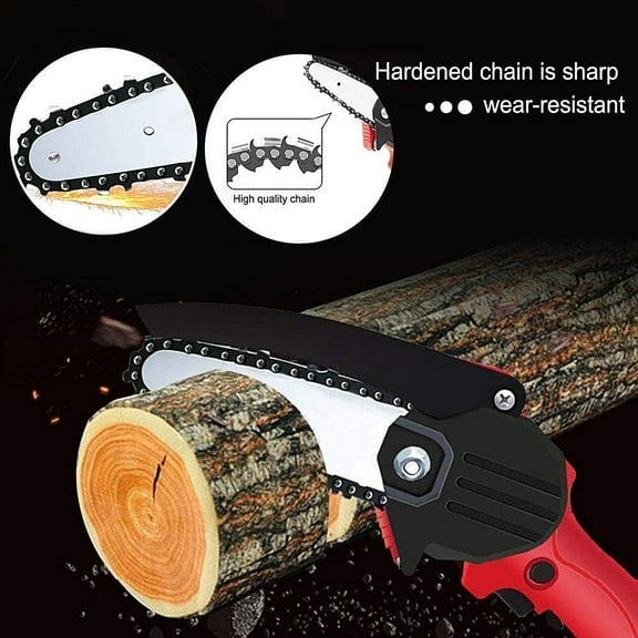 24V Milex Mini Chain Saw - Powerful and Lightweight for Easy Cutting