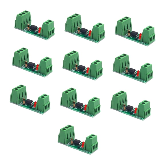24V Optocoupler Isolation Module Toolless Rail Mounting 3-5V to 24V for Efficient Industrial Controls Cabinet Assembly