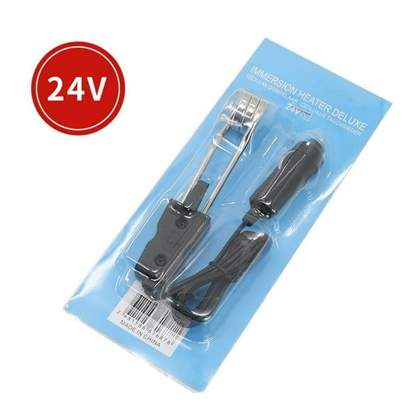 24V Portable Car Immersion Heater, Auto Cup Mug Water Heater Kettle Tea Coffe Soup Drinks Auto Electric Heaters