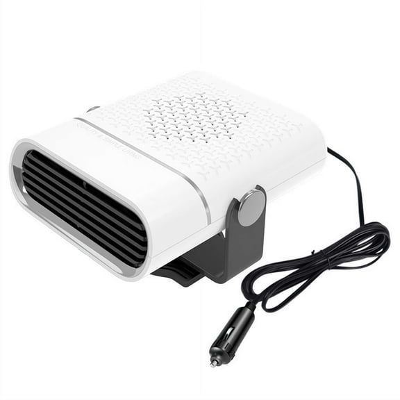24V Powerful Car Heater, Heating & Cooling Fan, Convenient Cigarette Lighter Connection for Winter Driving