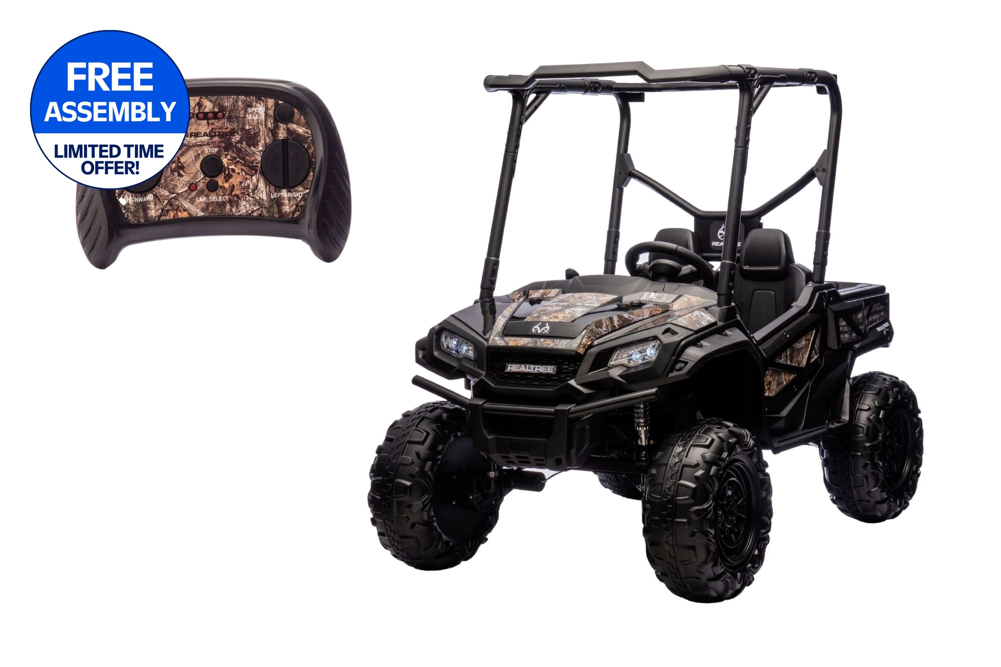 24V Realtree XD Utility Vehicle Kids Battery Powered Ride On Toy Kids Ages 3 Up To 5 MPH Remote Control: Reviewed for Real Life
