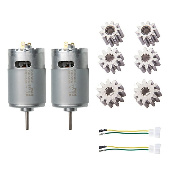 24V Replacement Motor With Enhancing Climbing Ability For Children Remote Control Vehicle Part Ride On Car Upgrade Motor