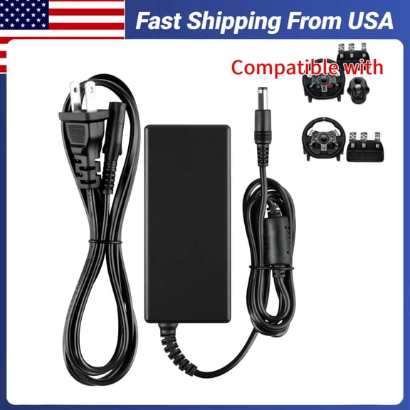 24V Replacement Power Adapter Charger for Logitech G29 G920 G923 G27 G25 Driving Force GT G940 Racing Wheel Power Supply
