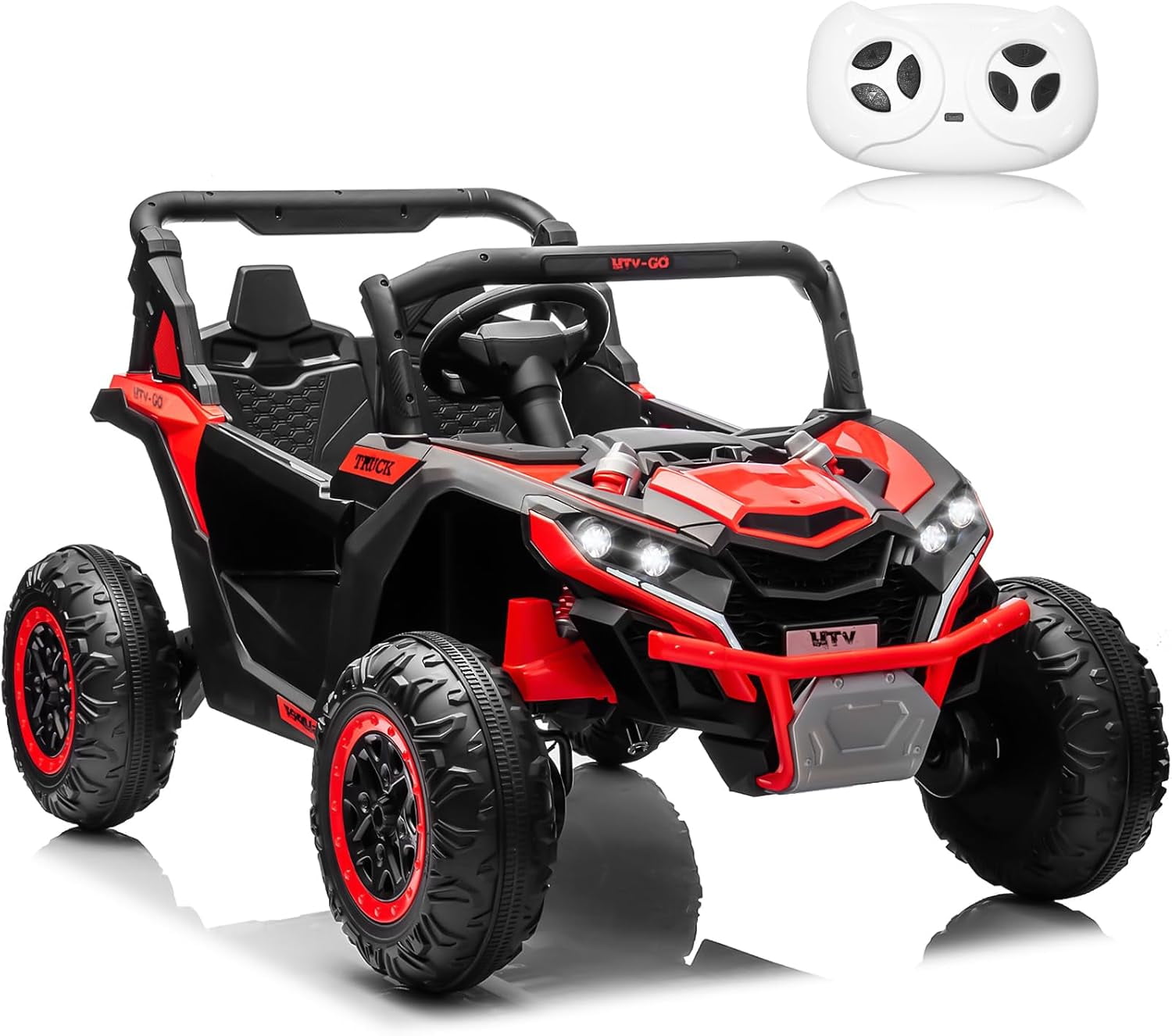 24V Ride on Car 2 Seater Ride on UTV 4X4 OffRoad UTV for Kids 4X200W