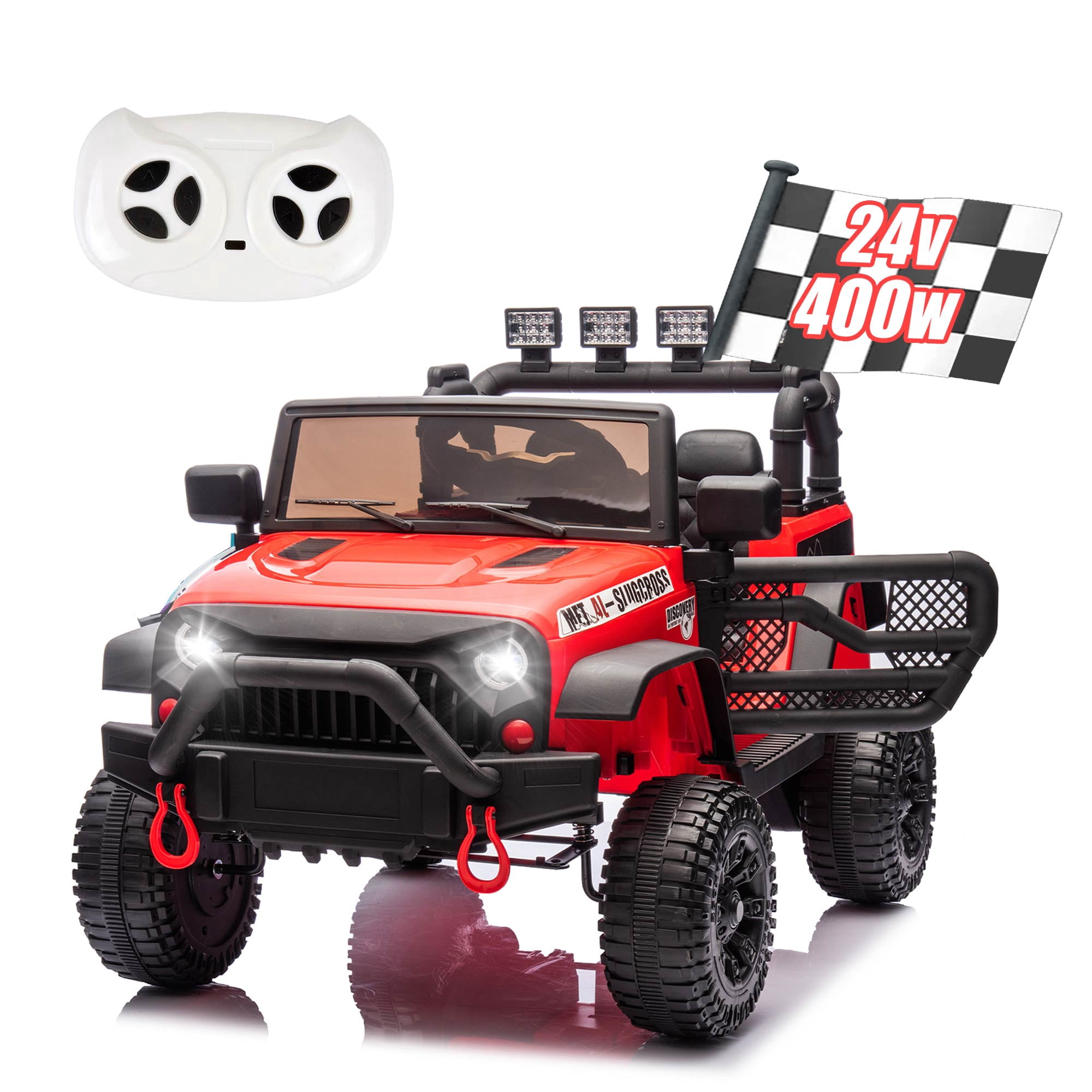 24V Ride On Car for Kids, Kids Ride on Truck with 400W Motor, Parents ...