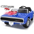 thumbnail image 1 of 24V Dodge Charger 1970 2 Seater Ride On Car, Battery Powered Ride On Toys w/4-Wheel Suspension, Parent Remote Control, Engine Spray, LED Lights, Bluetooth, MP3, 24V Ride On for Ages 3+, 1 of 9