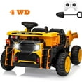 thumbnail image 1 of 24V Ride on Dump Truck for Kids 2 Seater Electric Cars with Remote Control, Dump Bed, Shovel, Music, LED, Wheel Shock Absorption, Ride On Construction Vehicle, 1 of 6