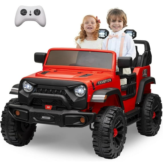 24V Ride-On Car – 2 Seater Electric Vehicle for Big Kids (3-8 Years)