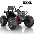thumbnail image 1 of TOYBSNR 24V Kids ATV, 2-Seater 4WD Ride on Toys for Big Kids Ages 5-14, XXXL Powered Ride on Electric Car, 4 Wheeler with EVA Tires, Bluetooth, Music, Spring Suspension, Max 7.5MPH, Black, 1 of 8