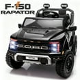 thumbnail image 1 of 24V Ride On Toys for Big Kids 2 Seater, Ford F150 Electric Car for Kids, Battery Powered Kids Ride On Car to Drive, Toddler Car with Bluetooth LED Light for Boys Girls 3-8, Black, 1 of 9