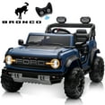 thumbnail image 1 of Ford Bronco Raptor 24V Kids Ride on Toys, Battery Powered Ride on Cars 2 Seater with Remote Control, Electric Car for Boys Girls 3-8 w/Bluetooth & LED Headlights, Blue, 1 of 8