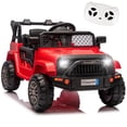 thumbnail image 1 of Xuanlur 12V Kids Electric Vehicles for Kids, Ride on Toys w/Parent Remote Control,USB, Music, LED Lights, Bluetooth, Gift for Boys Girls (Red), 1 of 7