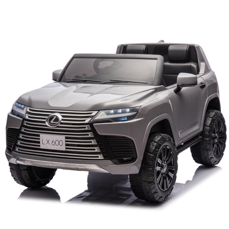 24V Ride on Toys for Teens, Licensed Lexus LX600 2 Seater Ride on Cars W/Remote Control, 4-Wheel Suspension, LED Lighting, Bluetooth, Power Display, Electric Car for Teens