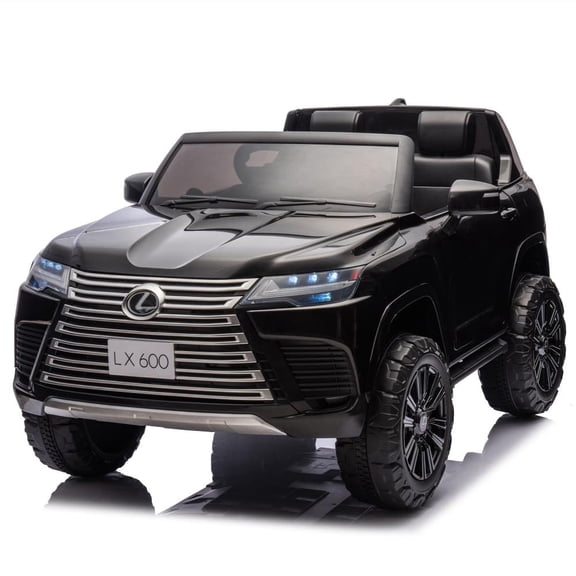 24V Ride-On, Licensed Lexus LX600 2 Seater with Remote Control, 4-Wheel Suspension, LED Lighting, Bluetooth, Power Display