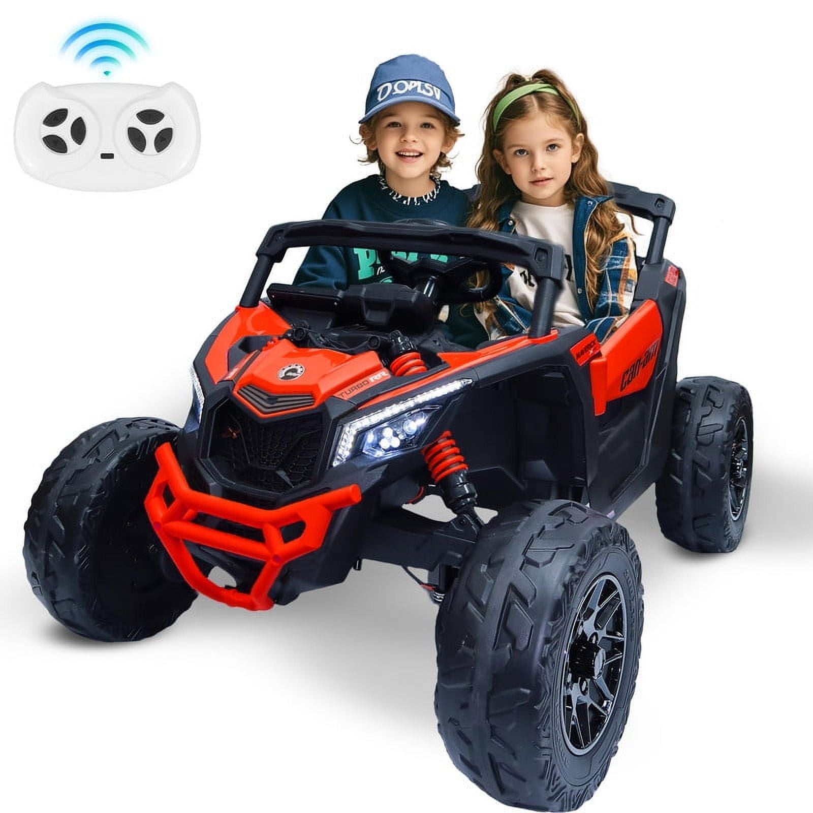Red 24V Battery Powered Ride-On UTV Car with Remote Control