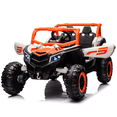 thumbnail image 1 of 24V Ride on Car w/ Remote Control, 4WD Powered Electric Off-Road UTV with 4*200W Motors, Orange2, 1 of 6