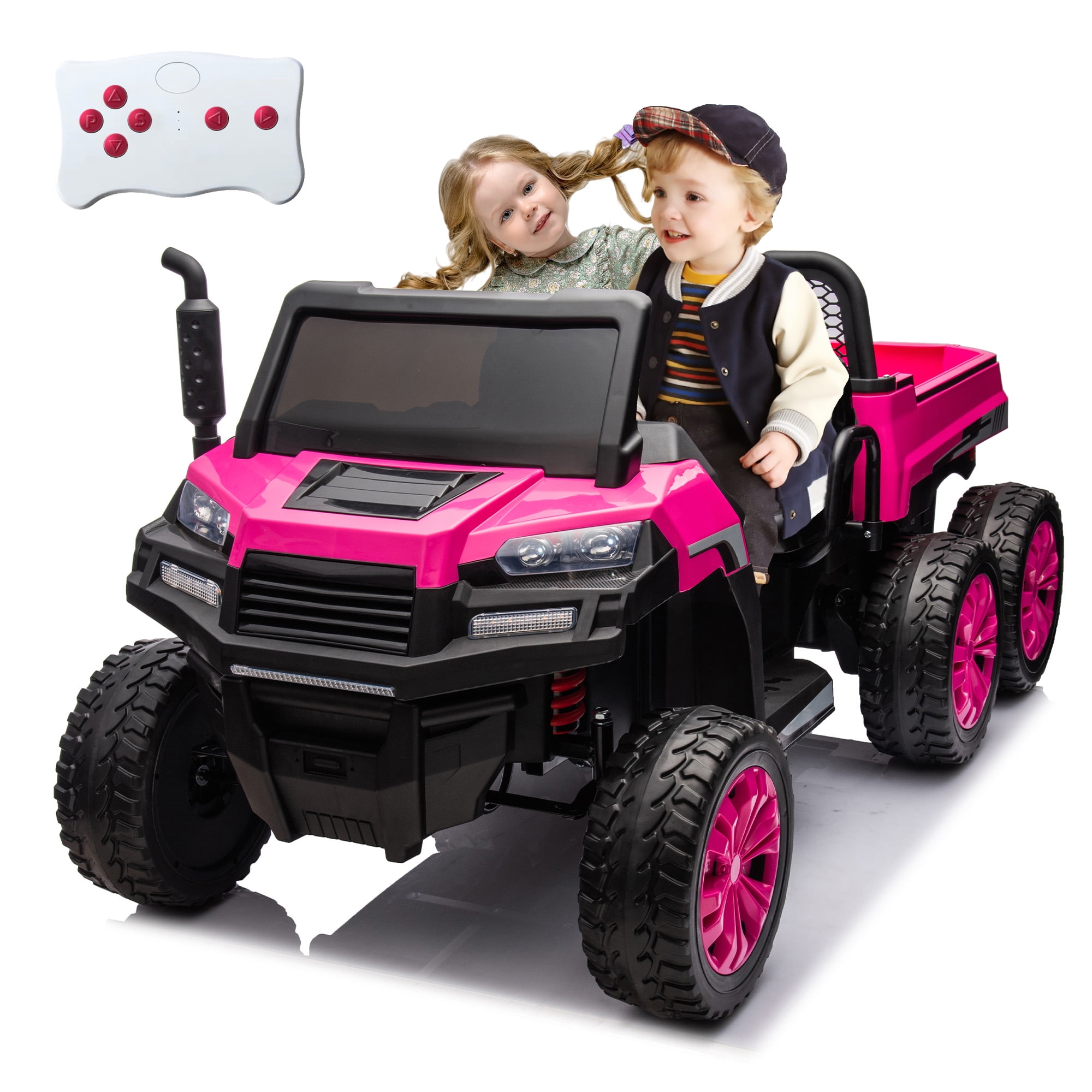 24V Ride on Truck 2 Seater Kids Ride on Car for Boys and Girls Ride on ...