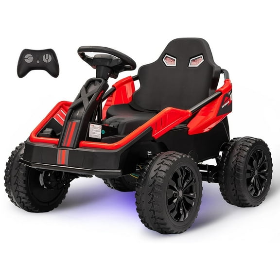 24V Ride on UTV Toy Car for Boys with 4x85W Motors & Remote Control, Battery Powered Electric Cars for Kids 3+, 6mph Max Speed, for All Terrians