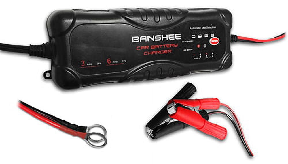 Banshee MODB00J0BY09M 3 Amps 24V Smart Automotive Battery Charger