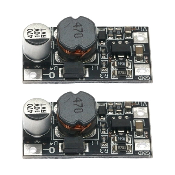 24V Stepping Down to 12V 5V Voltages Regulator Power Supply Module with Overload Short Circuits Protections