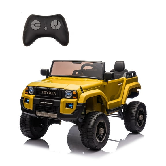 24V Toyota Adventure Truck with Included Shovel | 2-Seater Ride-On Featuring 4 Shock Absorbers & LED Lights