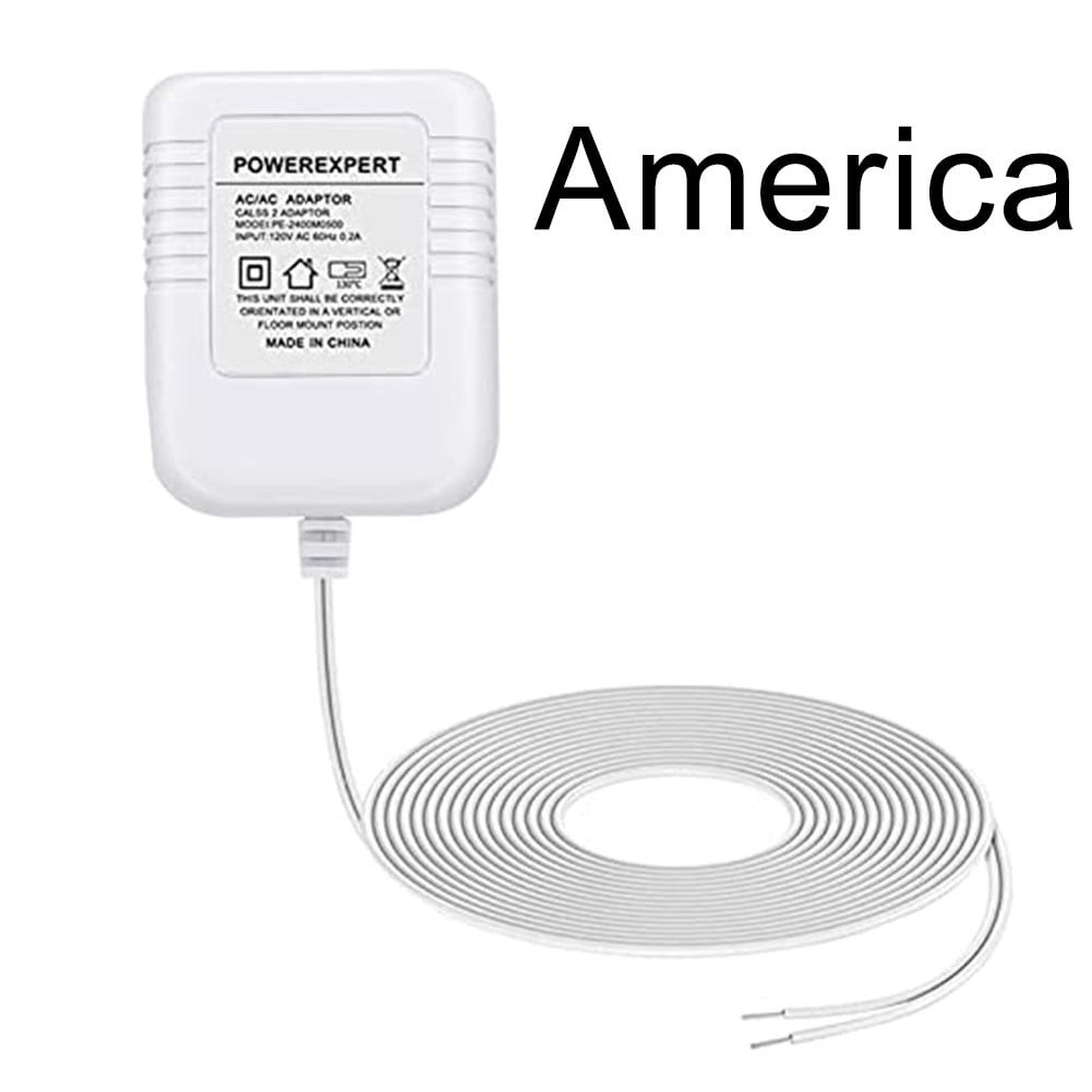 24V Transformer C Wire Adapter For Thermostat And Doorbell Power Cord