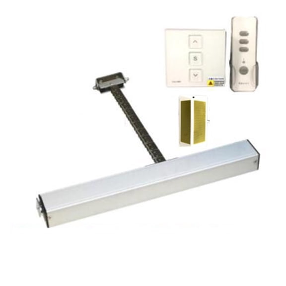 24V Tuya Automatic Window Actuator Opener With Remote Key 400N Single Chain Electric Greenhouse Home Automation