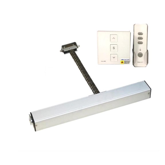 24V Tuya Automatic Window Actuator Opener With Remote Key 400N Single Chain Electric Greenhouse Home Automation