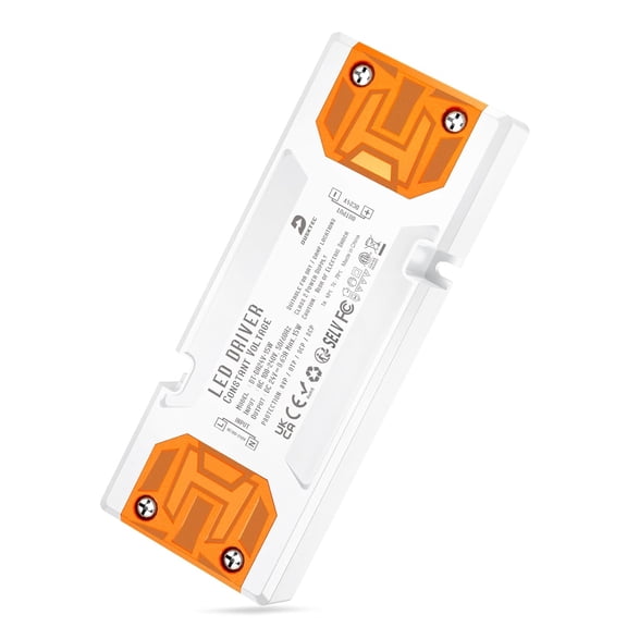 24V driver 15 630, slim power supply 120V to 24V low voltage transformer, constant voltage converter, suitable for strips, 4/11/16 light bulbs