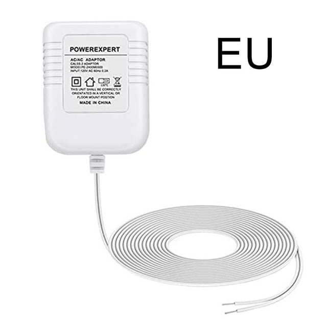 24V transformer C wire adapter for thermostat and doorbell power cord