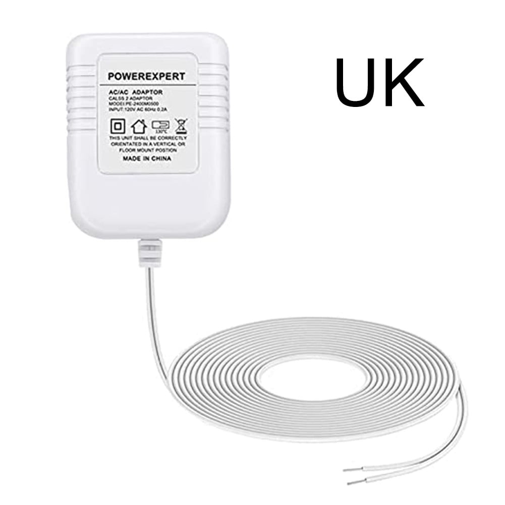 24V transformer C wire adapter for thermostat and doorbell power cord