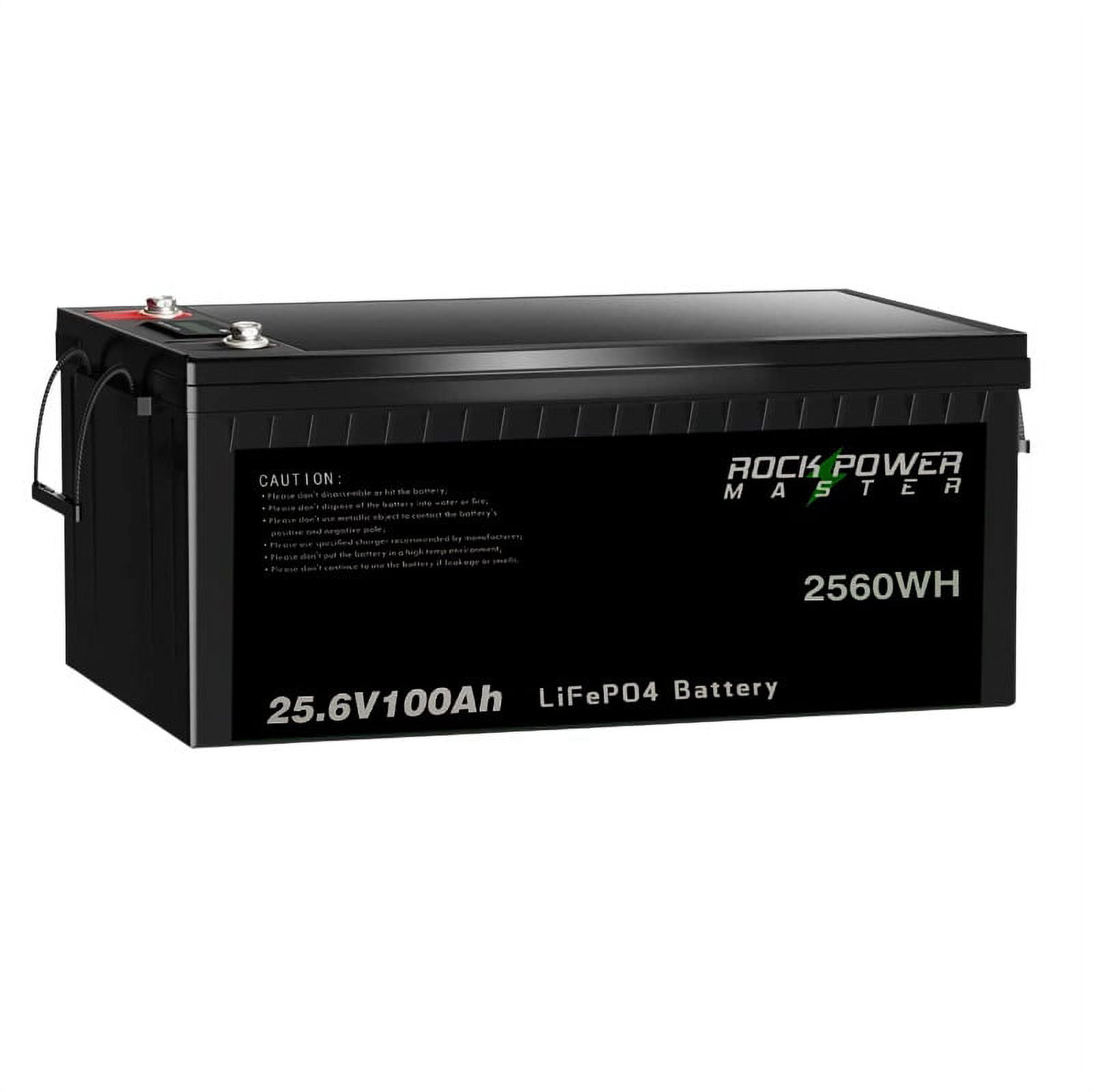 24V100Ah / 24V200Ah LiFePO4 Battery with Built-in BMS, Lithium Rechargeable Battery for RV, Solar, Marine, Home Energy, Off-Grid Applications etc.
