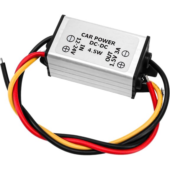 24V12V to 15V 3A Car Power Voltage Converters Step Down Module 12V Output 13cm Cable 45W Regulator Buck Converters Supplies
