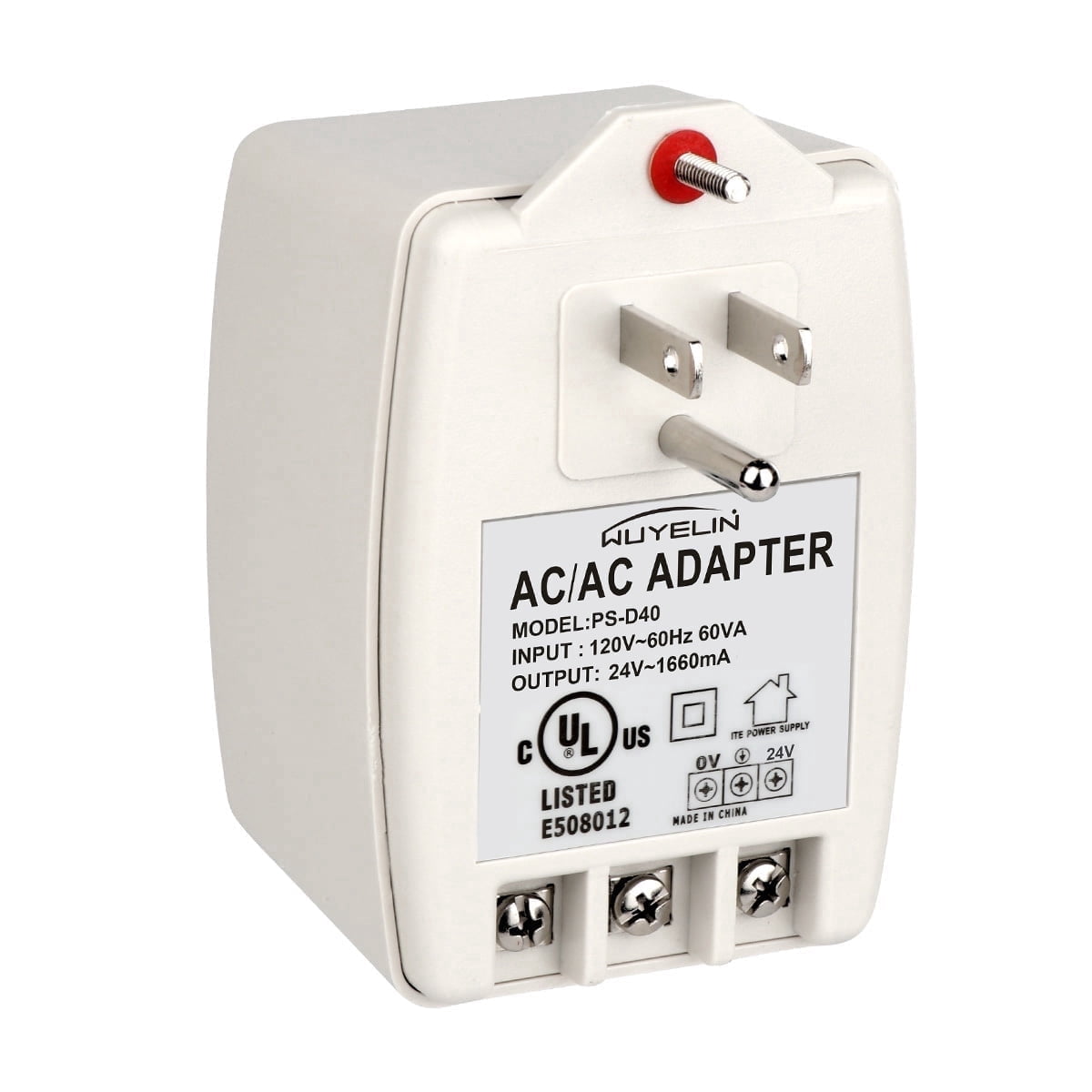 24VAC 40VA Plug in Transformer,Doorbell Transformer Compatible with All of Doorbell Nest, Ecobee, Sensi and Honeywell Thermostat