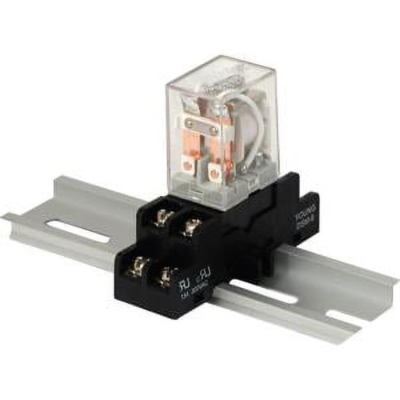24VDC 10A DPDT RELAY W/BASE