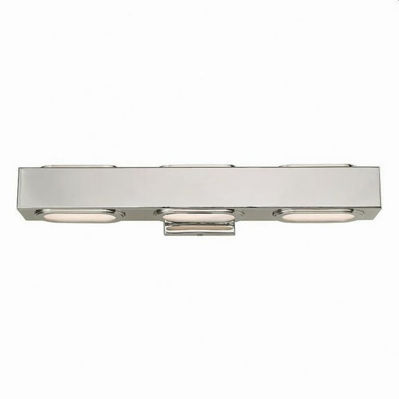 24W 3 Led Ada Bathroom Light in Contemporary Style 23 inches Wide By 4.75 inches High-Polished Chrome Finish Bailey Street Home 218-Bel-3110374