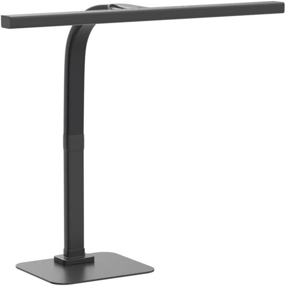 24W 31.5IN Architect Double Head Desk Lamps for Home Office,Dimmable & 6 Color Modes Extra Bright Modern Table lamp with Base,Overhead Computer Lighting for Workbench Monitor