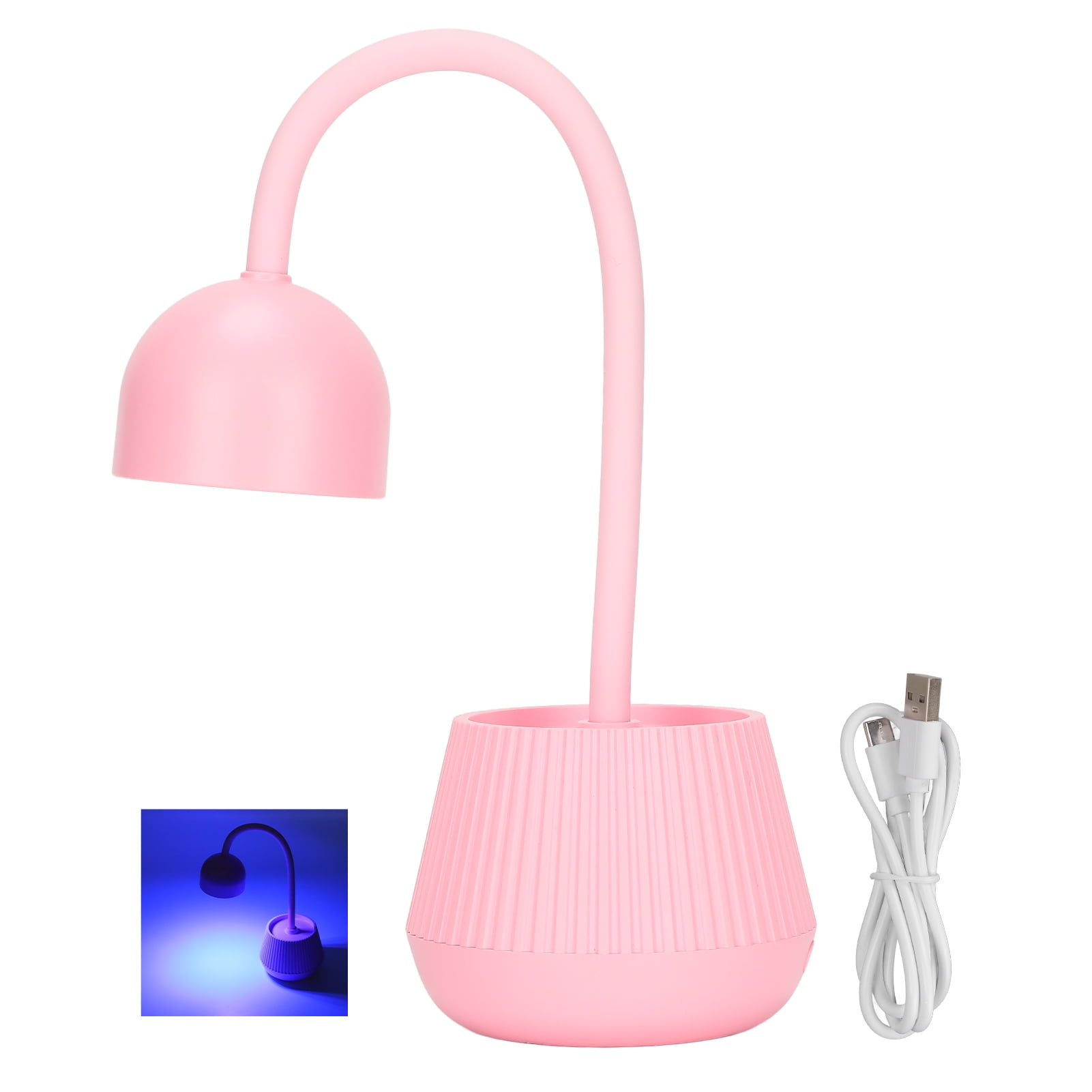 24W Desk Type Gel Polish Dryer Rotatable UV Nail Lamp Fast Drying Nail