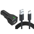 thumbnail image 1 of 24W Fast Car Charger for Samsung Galaxy A06 - 2-Port USB 6ft Cable Type-C Turbo Charge DC Socket for Galaxy A06, 1 of 6